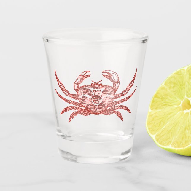Verre A Shot Crabe de coupe (Devant)