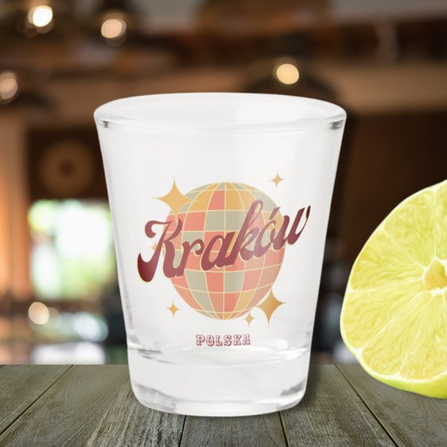 Verre A Shot Cracovie Cracovie Cracovie Pologne Carte postale V (Créateur téléchargé)