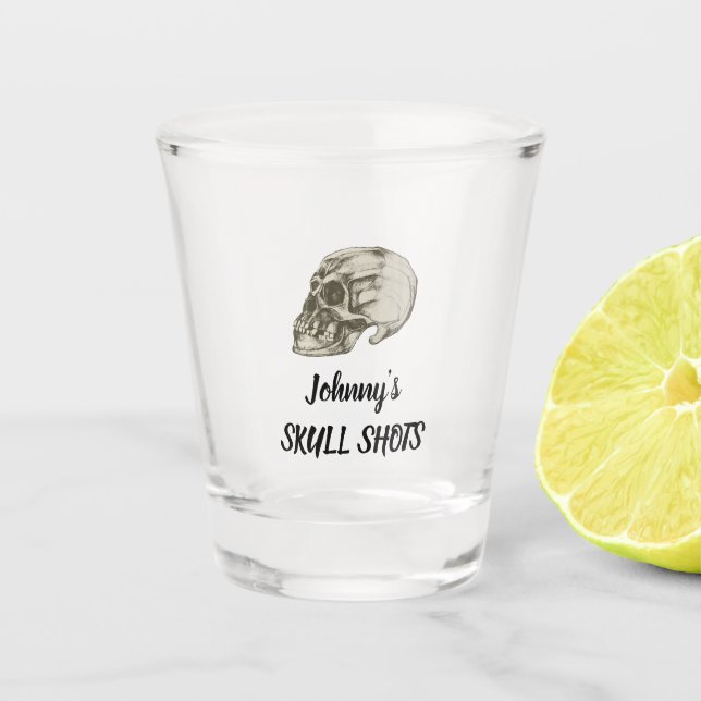 Verre A Shot Crâne (Devant)