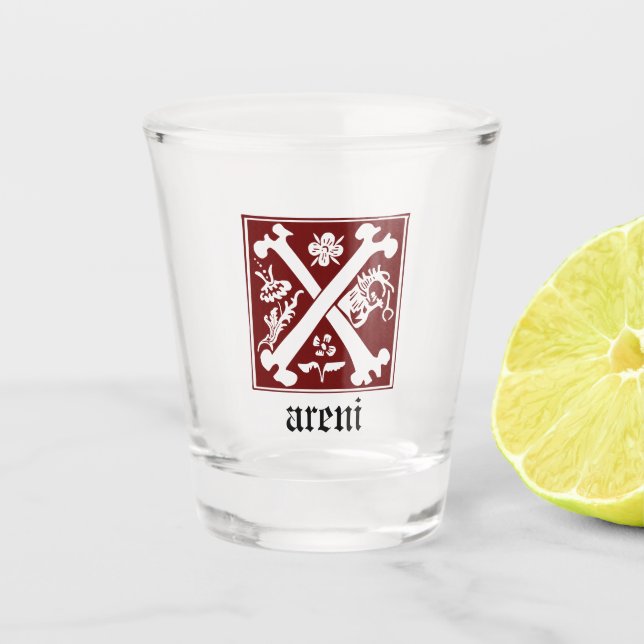 Verre A Shot Créatures mythiques du XVIe siècle Capitale décora (Devant)