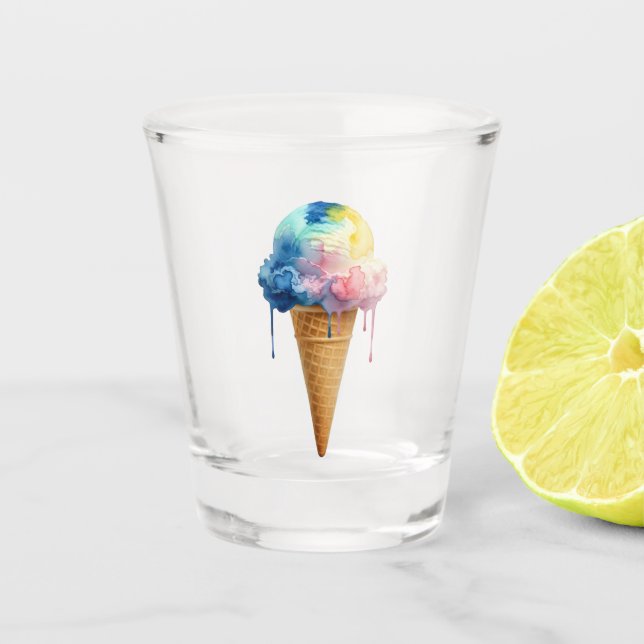 Verre A Shot Crème Glacée (Devant)