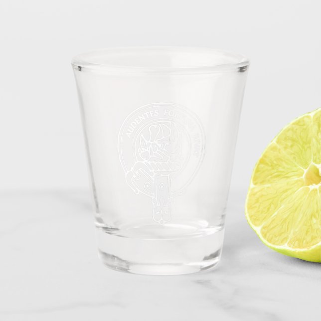 Verre A Shot Crête du clan MacKinnon  (Devant)