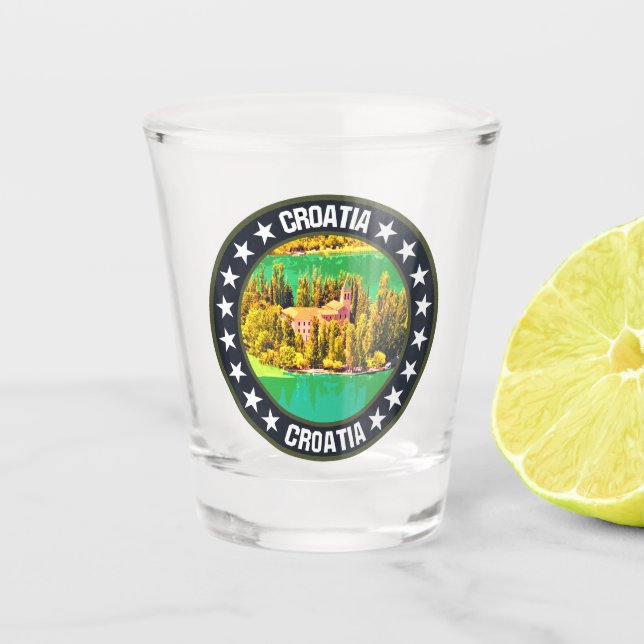Verre A Shot Croatie (Devant)