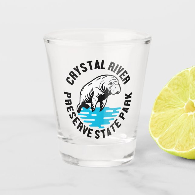 Verre A Shot Crystal River Preserve State Park (Devant)