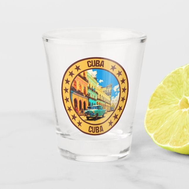 Verre A Shot Cuba (Devant)