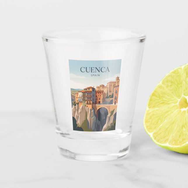 Verre A Shot Cuenca Espagne (Devant)