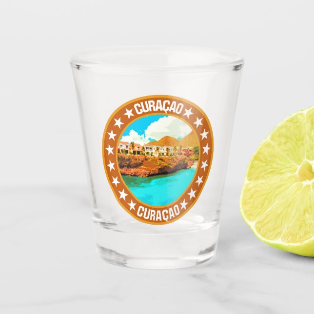 Verre A Shot Curaçao (Devant)
