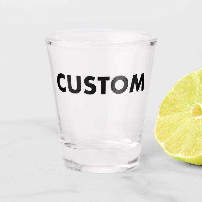 Verre A Shot Custom Shot Glass Blank Template - 1.5oz (Devant)