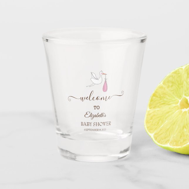 Verre A Shot Cute Stork Girl (Devant)