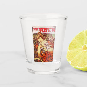 Verre A Shot Cycles Perfecta par Alphonse Mucha