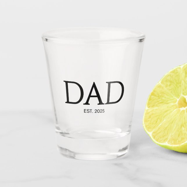 Verre A Shot Dad Established Classic Caps Black (Devant)