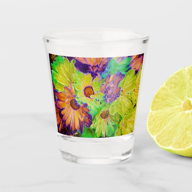 Verre A Shot Daisy Bouquet - (Devant)