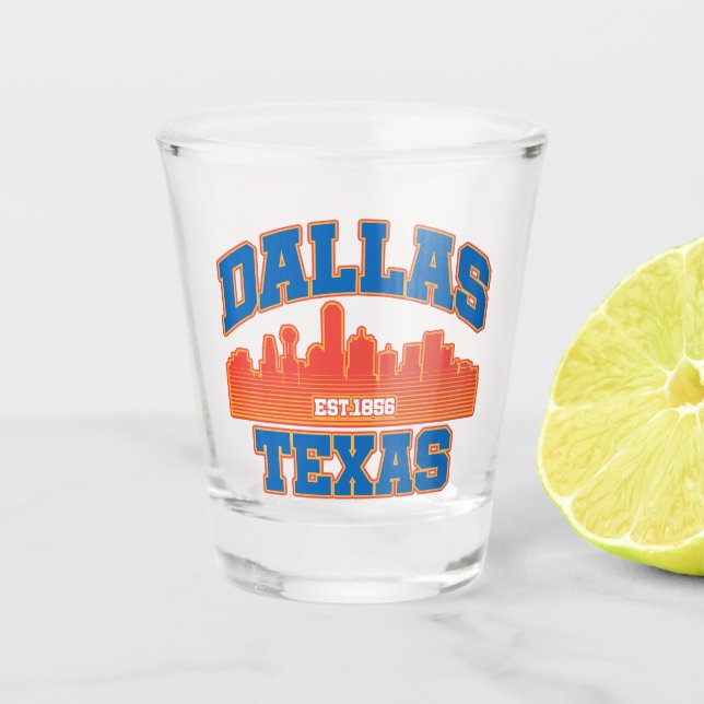 Verre A Shot Dallas, Texas (Devant)