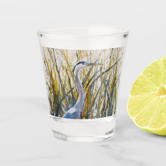 Verre A Shot Dans les mauvaises herbes (Devant)