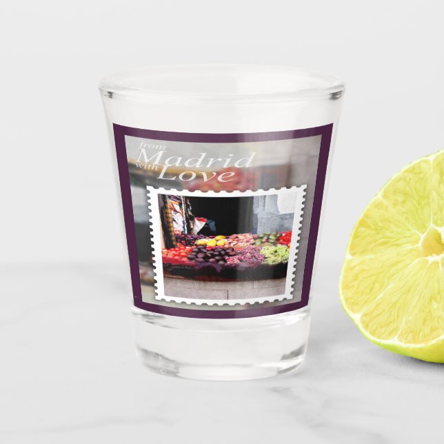 Verre A Shot De Madrid avec amour (Devant)