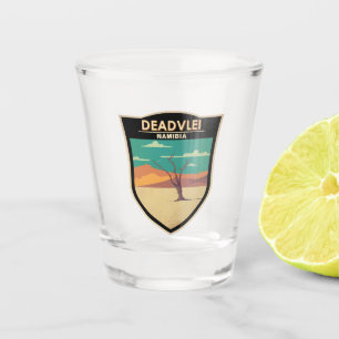Verre A Shot Deadvlei Namibie Travel Art Vintage