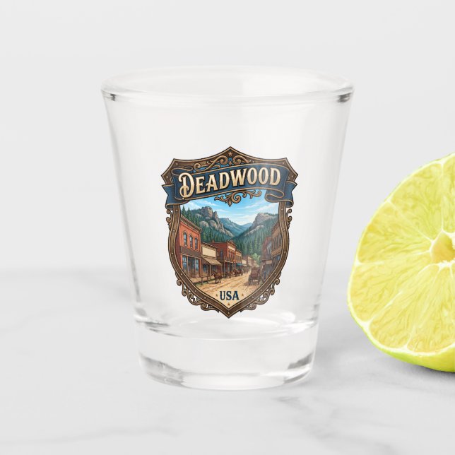 Verre A Shot Deadwood USA (Devant)