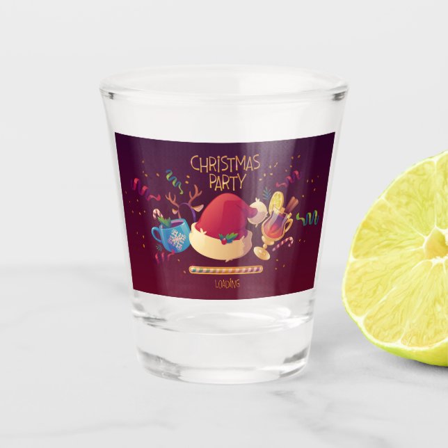 Verre A Shot Décoration de Noël  (Devant)