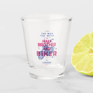 Verre A Shot Demi frère et moker l'homme le mythe la légende
