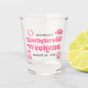 Verre A Shot Dernier Rodéo de la disco Bachelorette Fête en ver