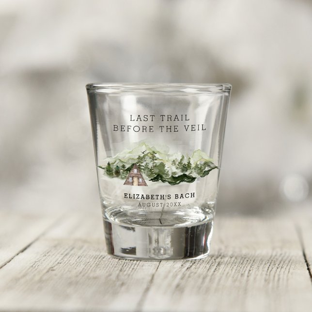 Verre A Shot Dernier sentier avant le week-end de l'enterrement (Créateur téléchargé)