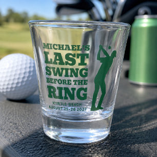 Verre A Shot Dernier Swing avant le Verre à Shot de Bachelor de