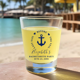 Verre A Shot Dernière voile avant la fête de bachelorette du vo