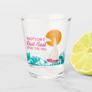 Verre A Shot Dernière voile avant le Voile voilier Bachelorette