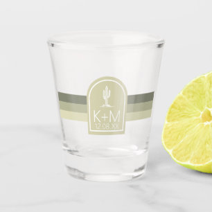 Verre A Shot Desert Vibes Mariage Sage ID1019