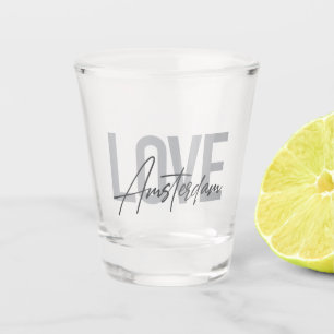 Verre A Shot Design moderne, simple, chic, cool Love Amsterdam