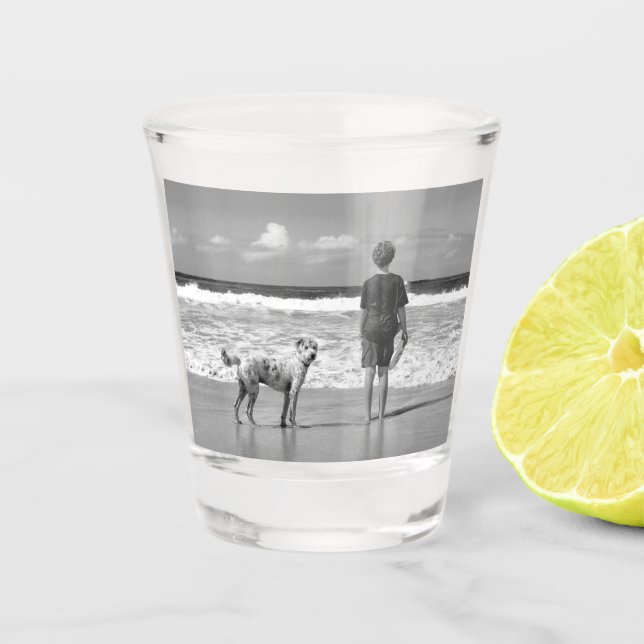 Verre A Shot Design Your Own Pet Photo Shot Glass (Devant)