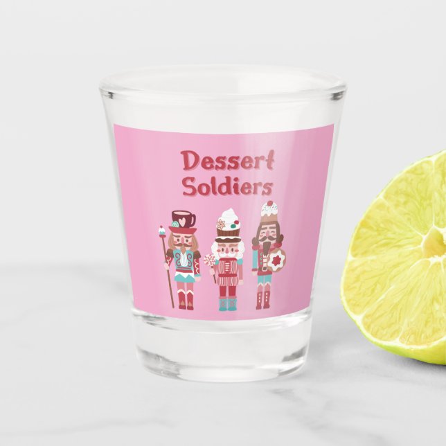 Verre A Shot Dessert Soldier Nutcrackers   (Devant)