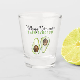 Verre A Shot Devis vert moderne Avocado pour cadeau Avocado Lov
