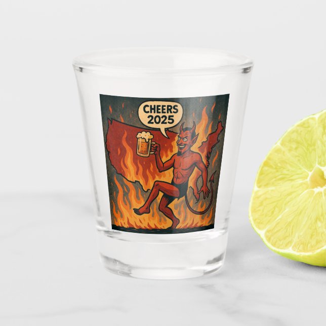 Verre A Shot Diable (Devant)