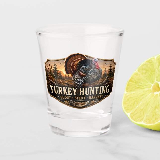 Verre A Shot Dindon sauvage   (Devant)