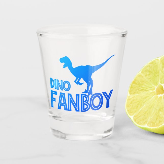 Verre A Shot Dino Fanboy - Dinosaur Lover (Devant)