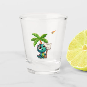 Verre A Shot dinosaure mignon et drôle