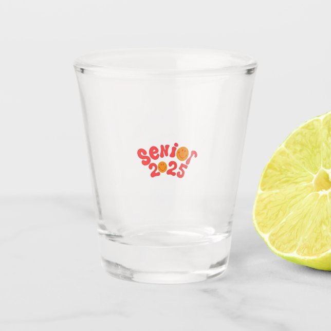 Verre A Shot Diplôme d'été de vacances 2025 (Devant)