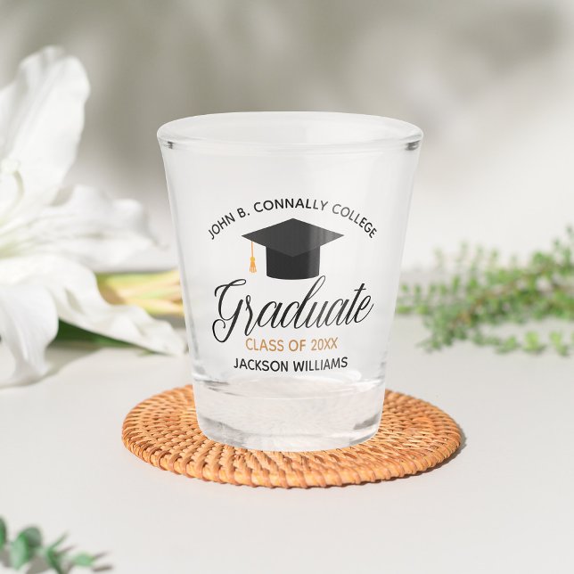 Verre A Shot Diplôme universitaire personnalisé 2025 Diplôme un (Créateur téléchargé)