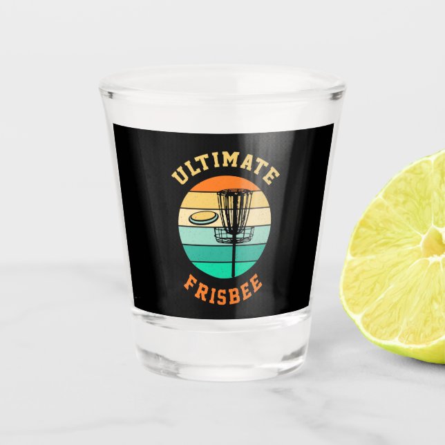 Verre A Shot Disque Golf Ultimate Frisbee (Devant)