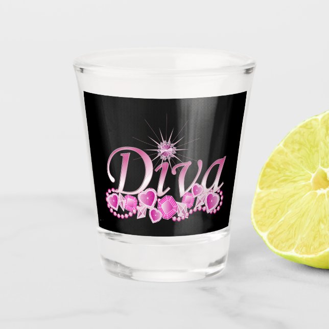 Verre A Shot Diva Bling (Devant)