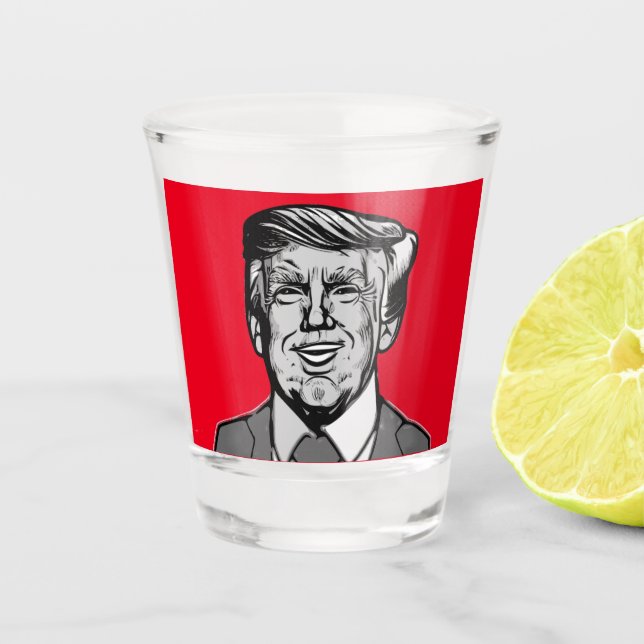 VERRE A SHOT DONALD TRUMP (Devant)