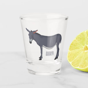 Verre A Shot Donkey cartoon