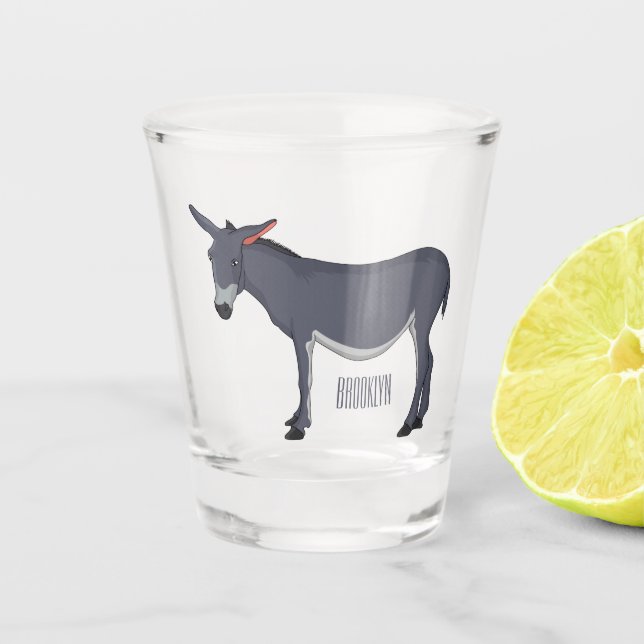 Verre A Shot Donkey cartoon (Devant)
