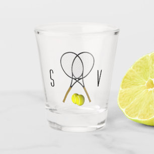 Verre A Shot Doubles de tennis