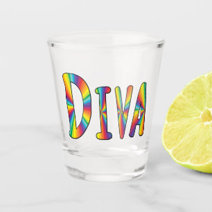 Verre A Shot Drapeau arc-en-ciel Gay pride DIVA Fabrique LGBT L