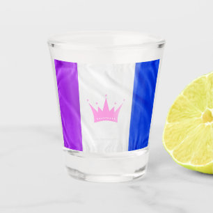 Verre A Shot Drapeau de fierté de la culture drag de SlipperyJo