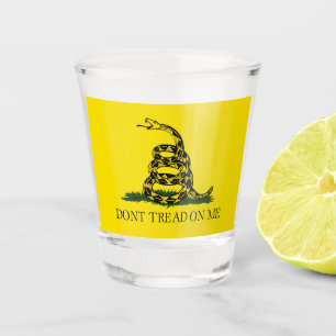 Verre A Shot Drapeau de gadsden (Ne pas me filer) (Drapeau de s