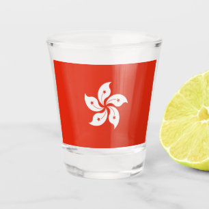 Verre A Shot Drapeau de Hong Kong