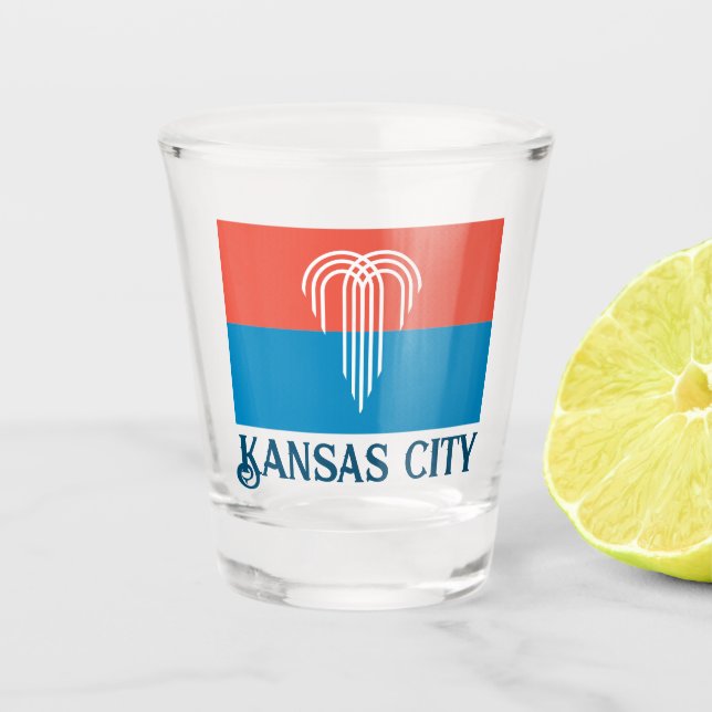 Verre A Shot Drapeau de Kansas City (2023), Missouri (Devant)